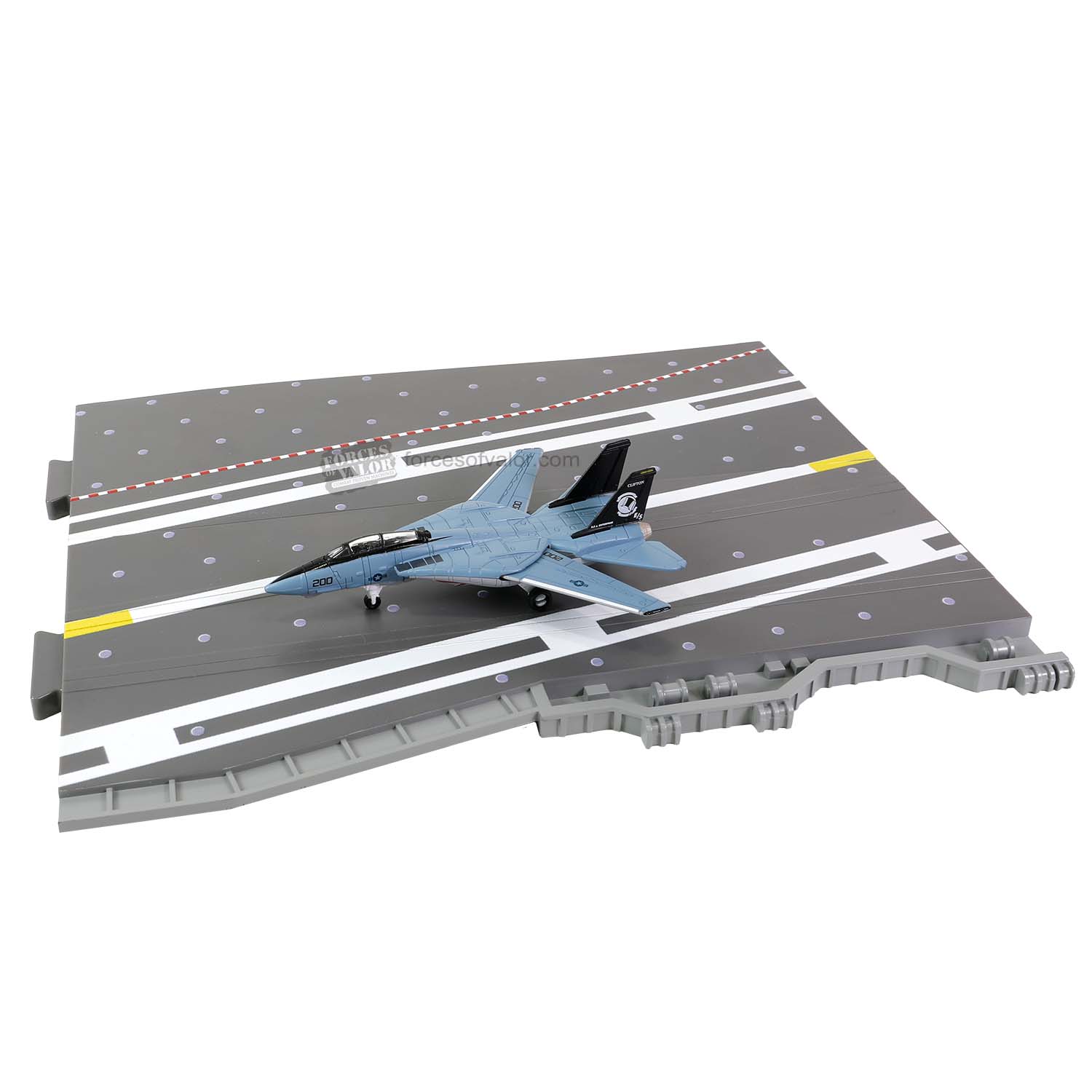 Grumman F-14A Tomcat VF-14 Tophatters + Section F Deck - 1:200